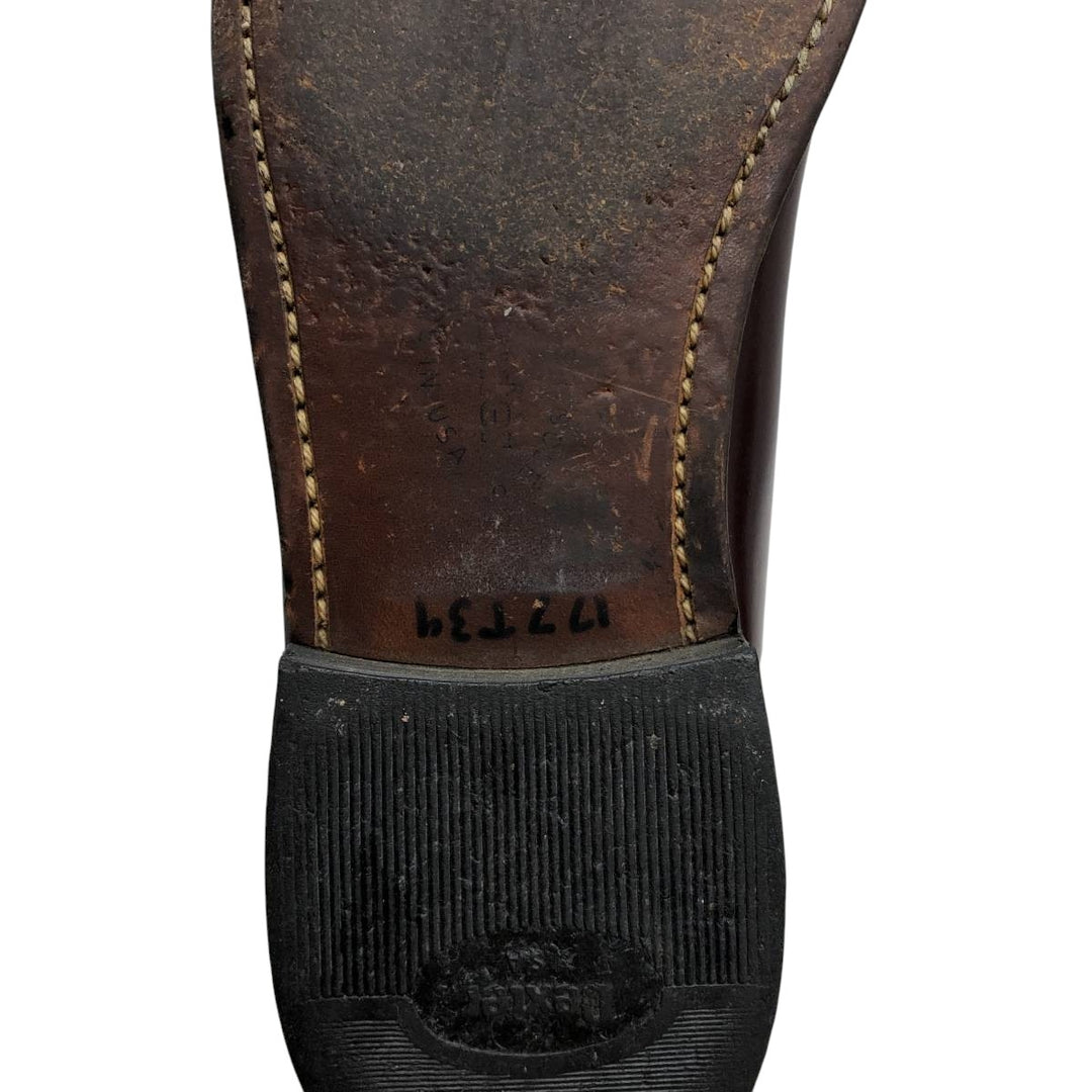 Dexter coin loafers, made in the USA, size 9B Men's 27.0cm genuine leather burgundy type Vintage Second Hand