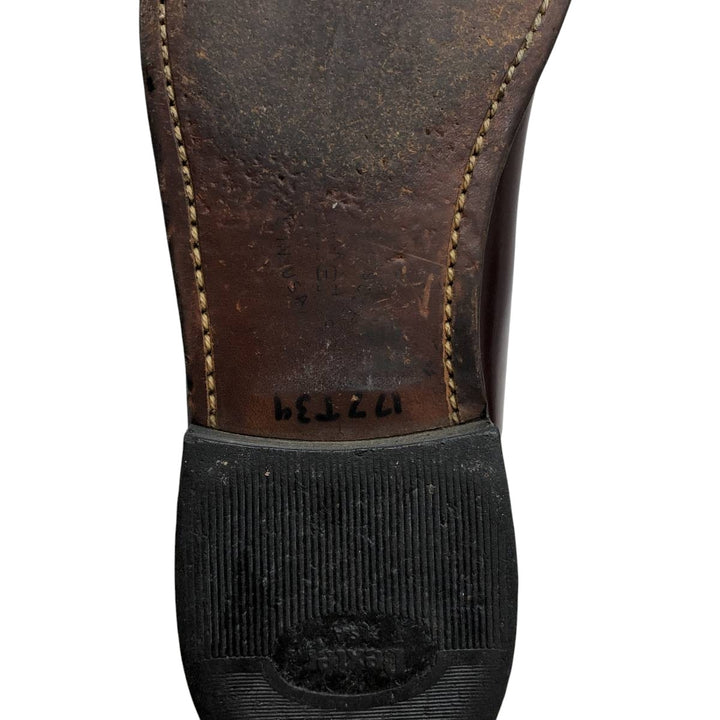 Dexter coin loafers, made in the USA, size 9B Men's 27.0cm genuine leather burgundy type Vintage Second Hand