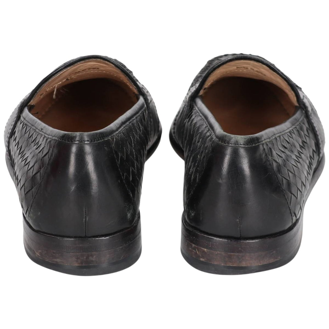 Cole Haan Braided Penny Loafers, Size 10M, Men's Size 11 (equivalent) /saa014592 Men's 28.0cm genuine leather black type Vintage Second Hand