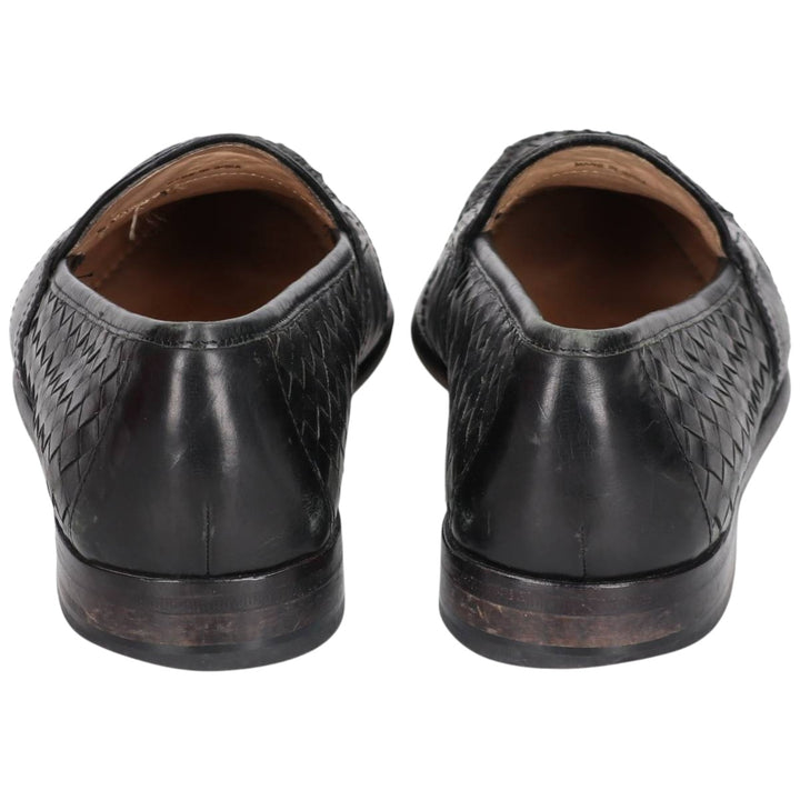 Cole Haan Braided Penny Loafers, Size 10M, Men's Size 11 (equivalent) /saa014592 Men's 28.0cm genuine leather black type Vintage Second Hand