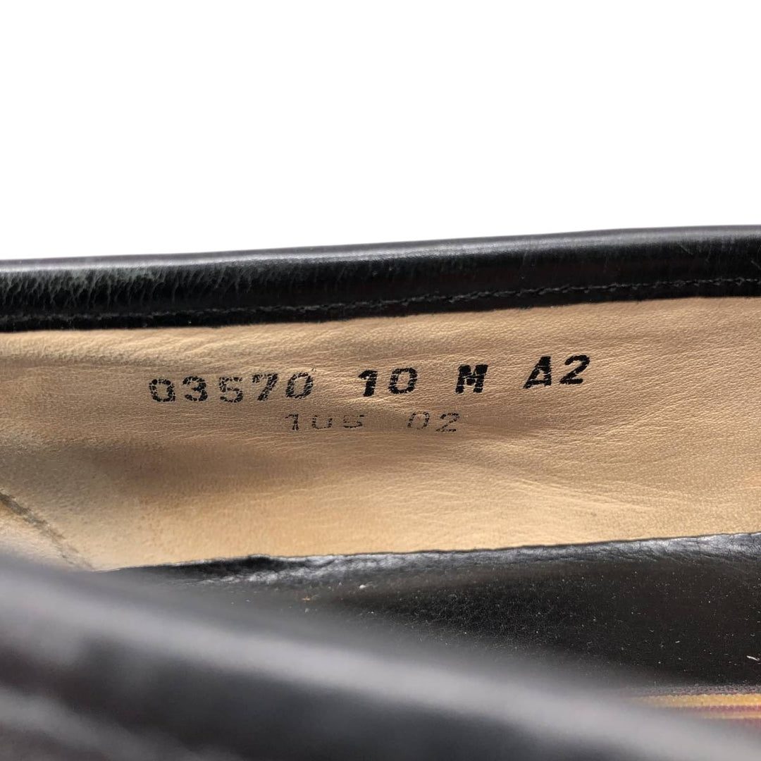 Cole Haan Braided Penny Loafers, Size 10M, Men's Size 11 (equivalent) /saa014592 Men's 28.0cm genuine leather black type Vintage Second Hand