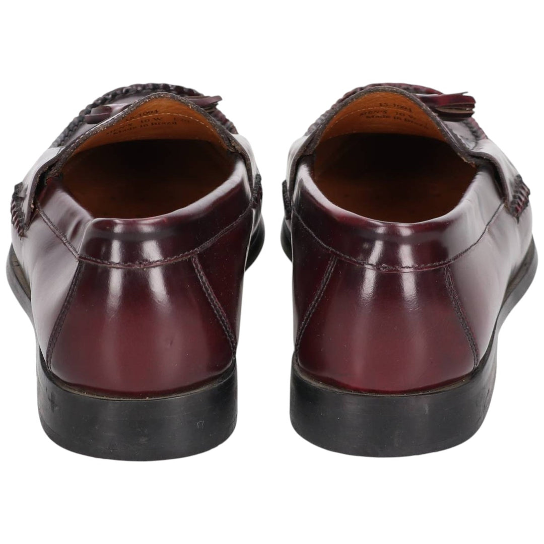 Johnston & Murphy SHEEPSKIN Tassel Loafers 10D Men's 28.0cm genuine leather burgundy type Vintage Second Hand