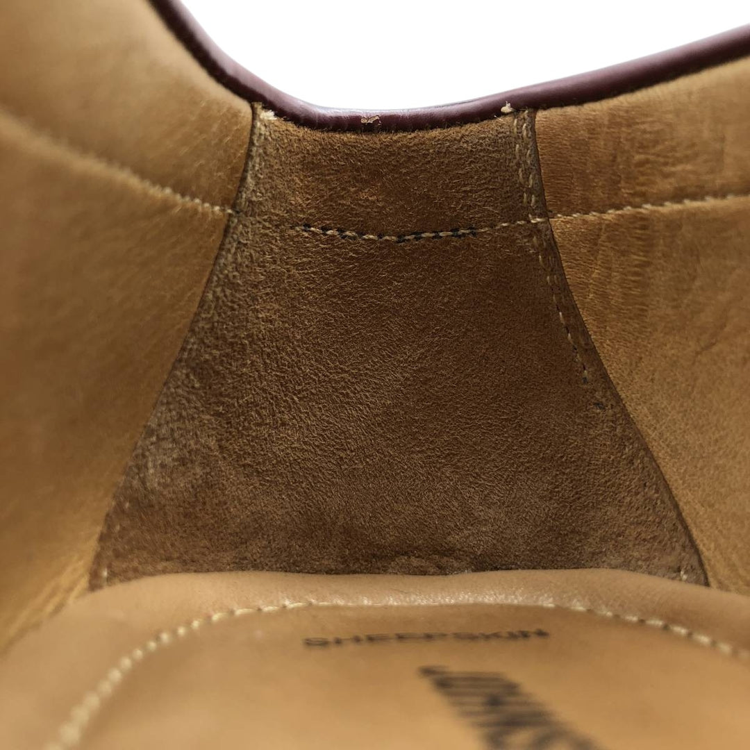 Johnston & Murphy SHEEPSKIN Tassel Loafers 10D Men's 28.0cm genuine leather burgundy type Vintage Second Hand