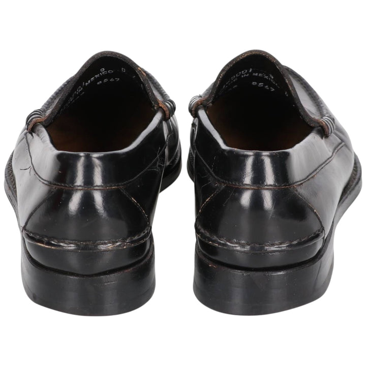 Johnston and Murphy coin loafers 10D Men's 28.0cm genuine leather black type Vintage Second Hand