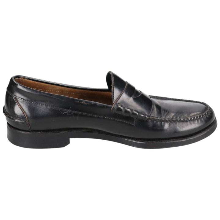Johnston and Murphy coin loafers 10D Men's 28.0cm genuine leather black type Vintage Second Hand