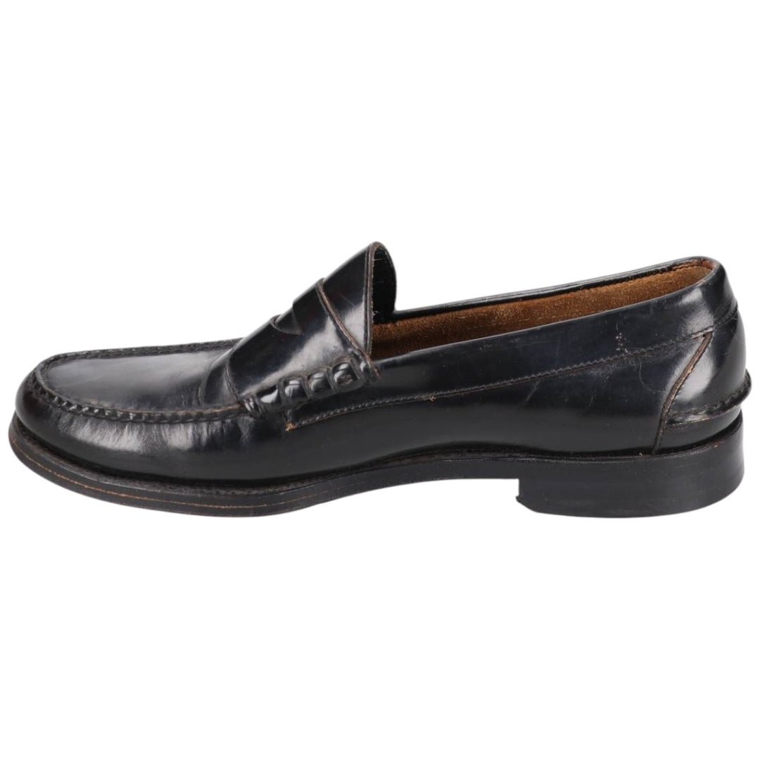 Johnston and Murphy coin loafers 10D Men's 28.0cm genuine leather black type Vintage Second Hand