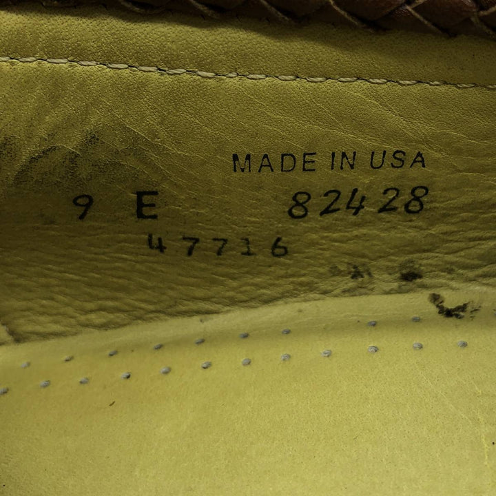 Allen Edmonds Maxfield Tassel Loafers, Size 9, Made in USA Men's 27.0cm unclear red type reddish brown Vintage Second Hand