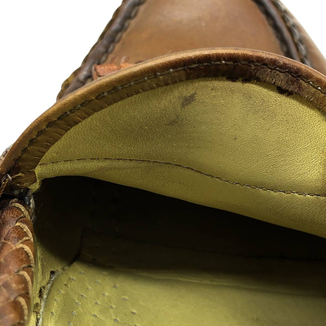 Allen Edmonds Maxfield Tassel Loafers, Size 9, Made in USA Men's 27.0cm unclear red type reddish brown Vintage Second Hand