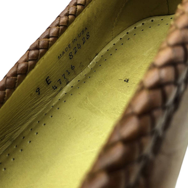 Allen Edmonds Maxfield Tassel Loafers, Size 9, Made in USA Men's 27.0cm unclear red type reddish brown Vintage Second Hand