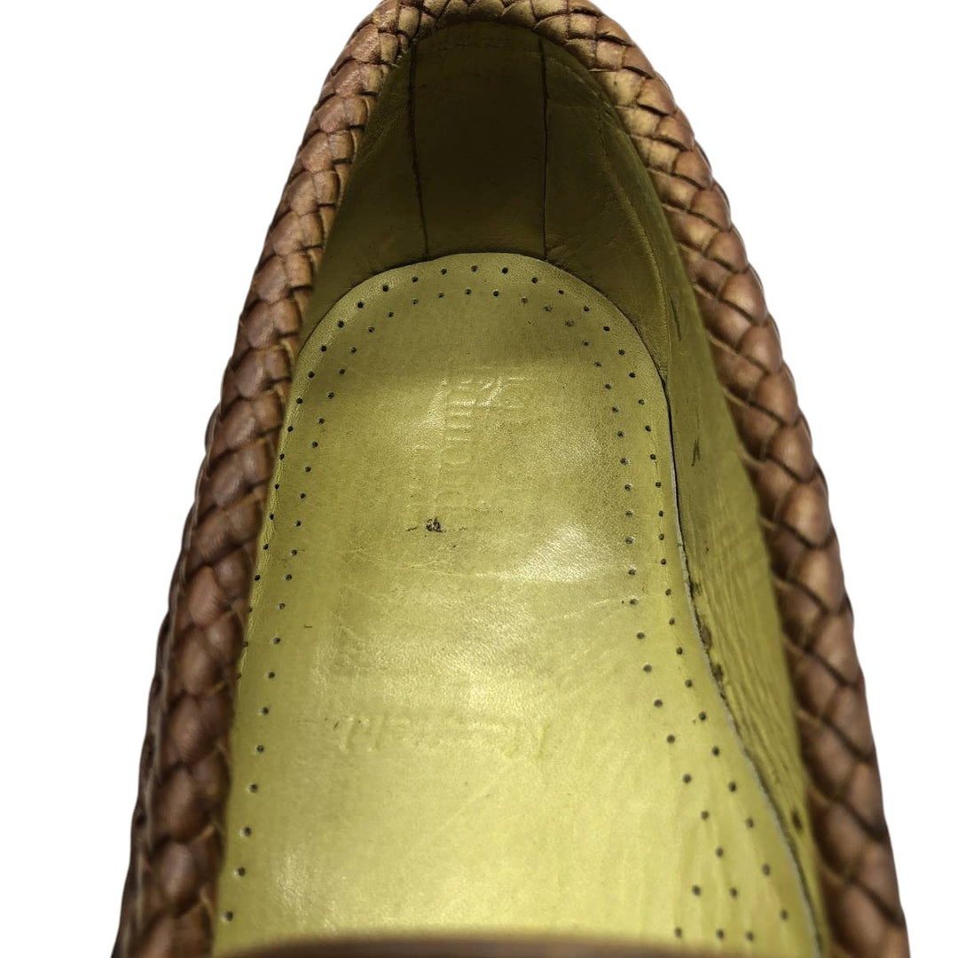 Allen Edmonds Maxfield Tassel Loafers, Size 9, Made in USA Men's 27.0cm unclear red type reddish brown Vintage Second Hand