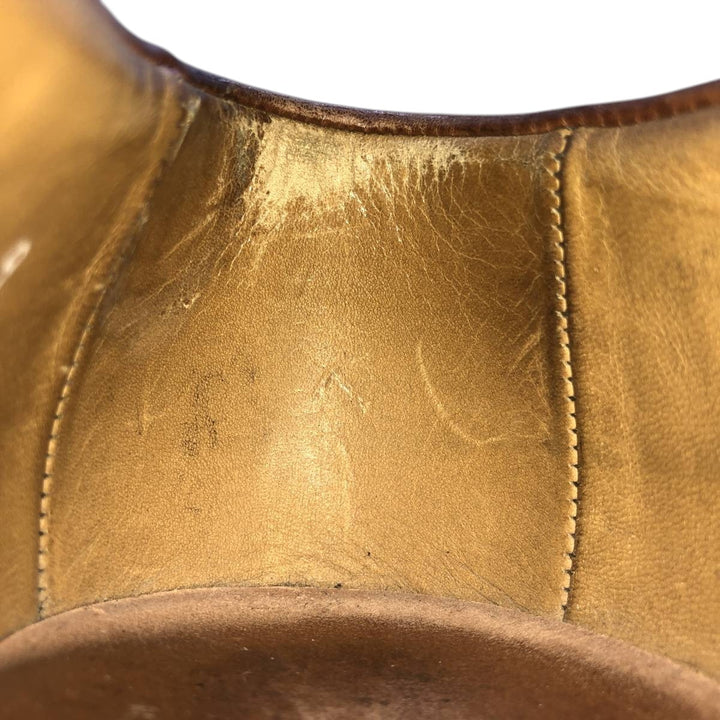 Allen Edmonds Newport Quilted Tassel Loafers, Made in USA, 10D, Men's Size 11" (saa014596) Men's 28.0cm genuine leather brown type Vintage Second Hand