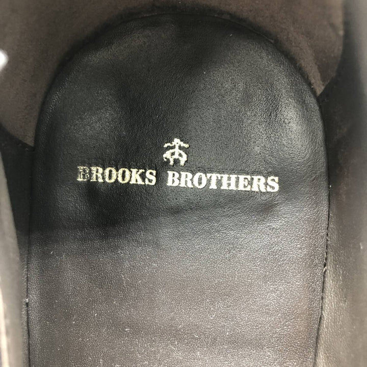 Brooks Brothers Men's Straight Tip Monk Strap Shoes, Size 9 1/2D (10.8 inches) /saa014597 Men's 27.5cm genuine leather black type Vintage Second Hand