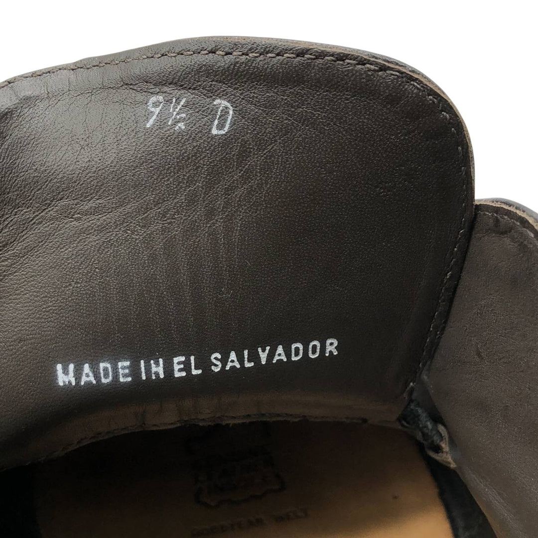 Brooks Brothers Men's Straight Tip Monk Strap Shoes, Size 9 1/2D (10.8 inches) /saa014597 Men's 27.5cm genuine leather black type Vintage Second Hand