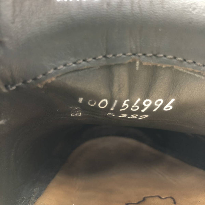 Brooks Brothers Men's Straight Tip Monk Strap Shoes, Size 9 1/2D (10.8 inches) /saa014597 Men's 27.5cm genuine leather black type Vintage Second Hand