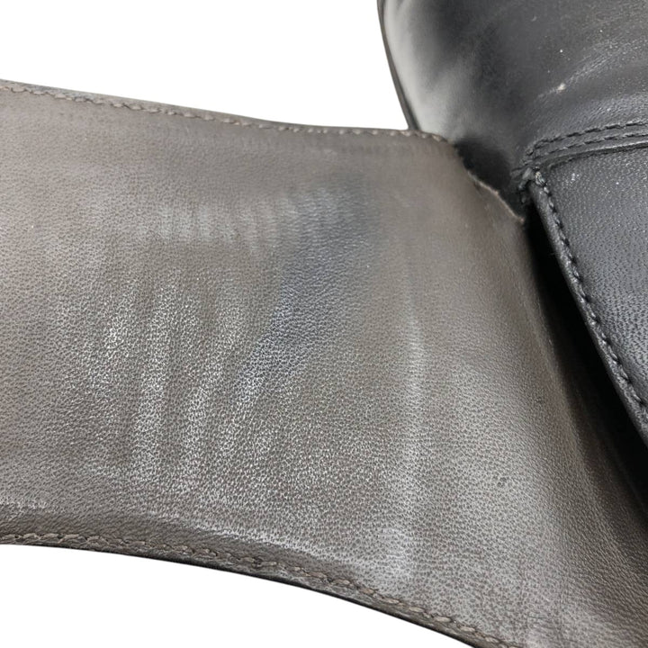 Brooks Brothers Men's Straight Tip Monk Strap Shoes, Size 9 1/2D (10.8 inches) /saa014597 Men's 27.5cm genuine leather black type Vintage Second Hand