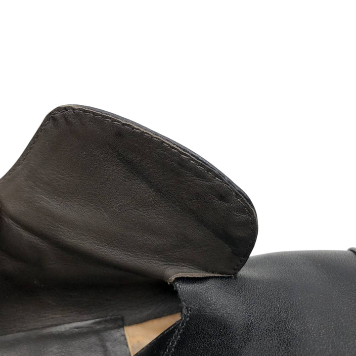 Brooks Brothers Men's Straight Tip Monk Strap Shoes, Size 9 1/2D (10.8 inches) /saa014597 Men's 27.5cm genuine leather black type Vintage Second Hand