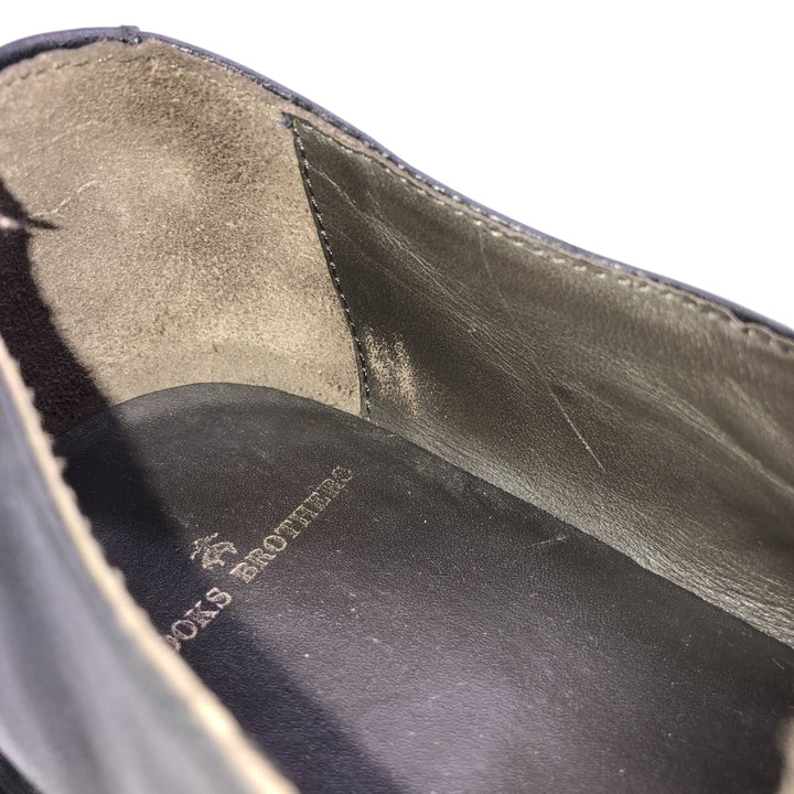 Brooks Brothers Men's Straight Tip Monk Strap Shoes, Size 9 1/2D (10.8 inches) /saa014597 Men's 27.5cm genuine leather black type Vintage Second Hand