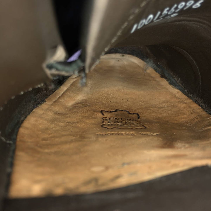 Brooks Brothers Men's Straight Tip Monk Strap Shoes, Size 9 1/2D (10.8 inches) /saa014597 Men's 27.5cm genuine leather black type Vintage Second Hand