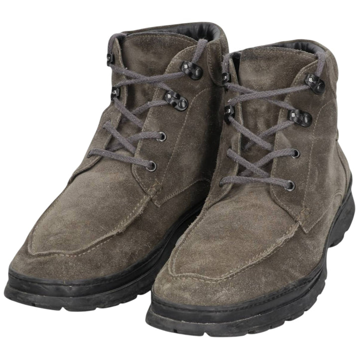 Salvatore Ferragamo work boots, Made in Italy, Size 10, 1D Men's 28.0cm unclear gray type Vintage Second Hand
