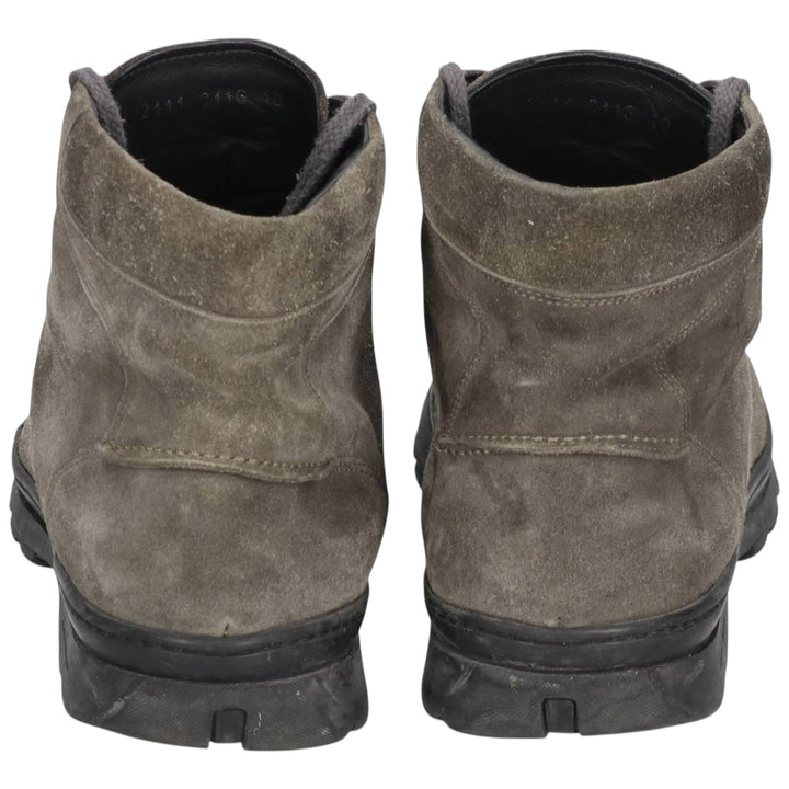 Salvatore Ferragamo work boots, Made in Italy, Size 10, 1D Men's 28.0cm unclear gray type Vintage Second Hand