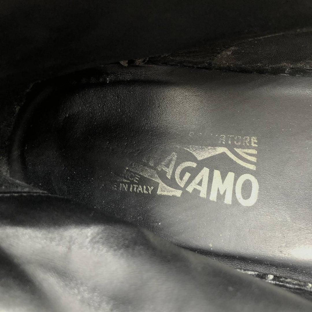 Salvatore Ferragamo work boots, Made in Italy, Size 10, 1D Men's 28.0cm unclear gray type Vintage Second Hand
