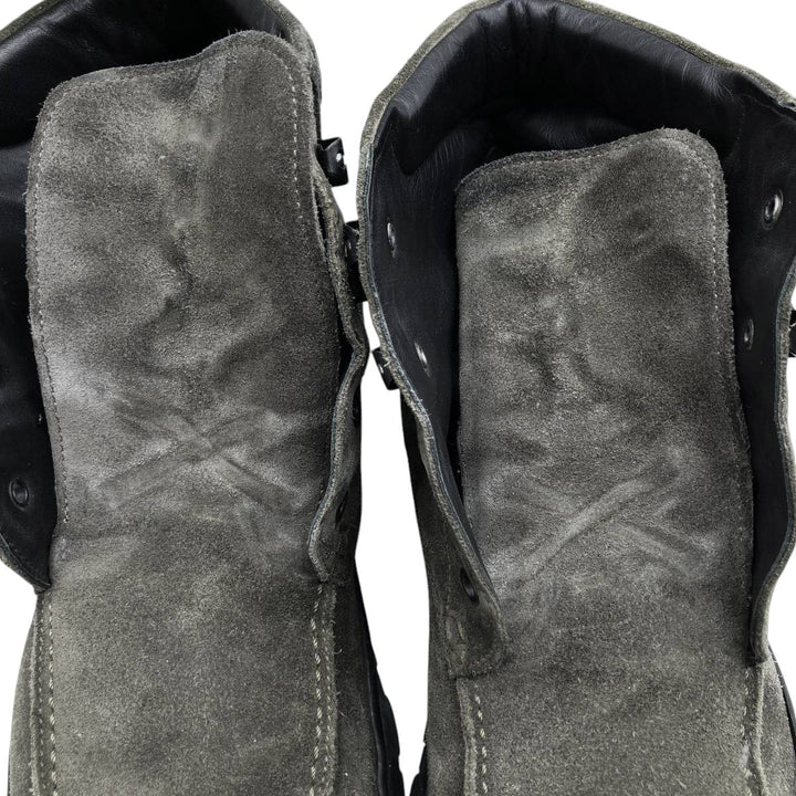 Salvatore Ferragamo work boots, Made in Italy, Size 10, 1D Men's 28.0cm unclear gray type Vintage Second Hand