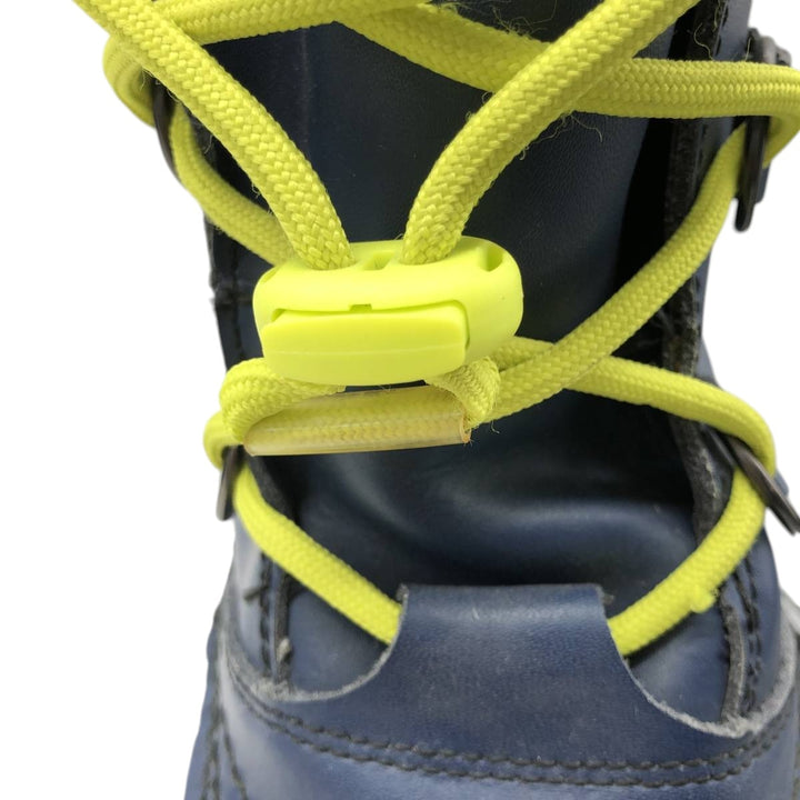 SOREL CARIBOU lace-up snow boots, size 7 Men's 25.0cm genuine leather blue type Vintage Second Hand