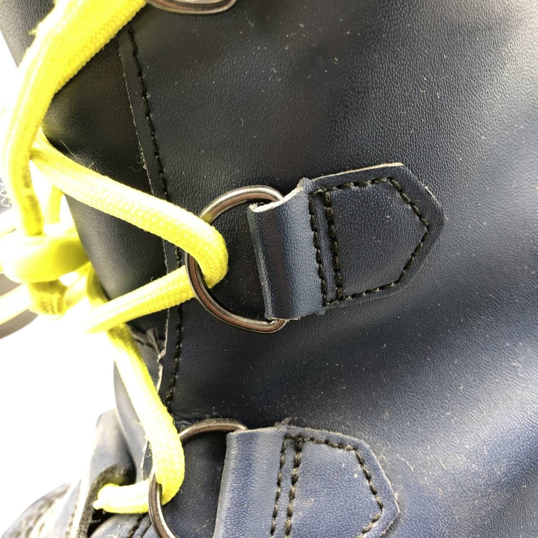 SOREL CARIBOU lace-up snow boots, size 7 Men's 25.0cm genuine leather blue type Vintage Second Hand