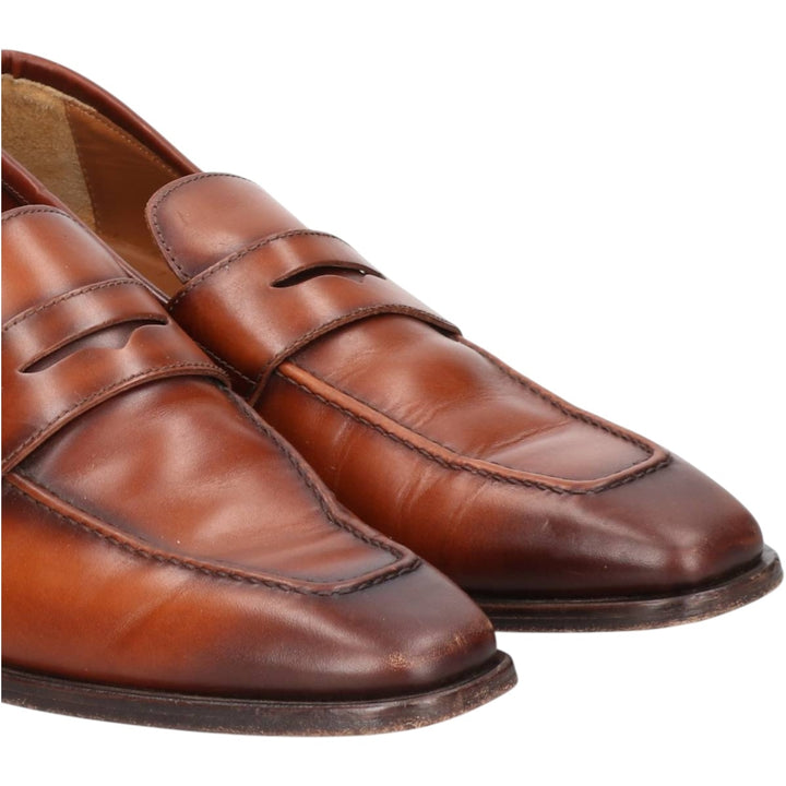 Antonio Marras's Laboratorio Art-igianale penny loafers, Made in Italy, size 42 Men's 26.0cm genuine leather brown type Vintage Second Hand