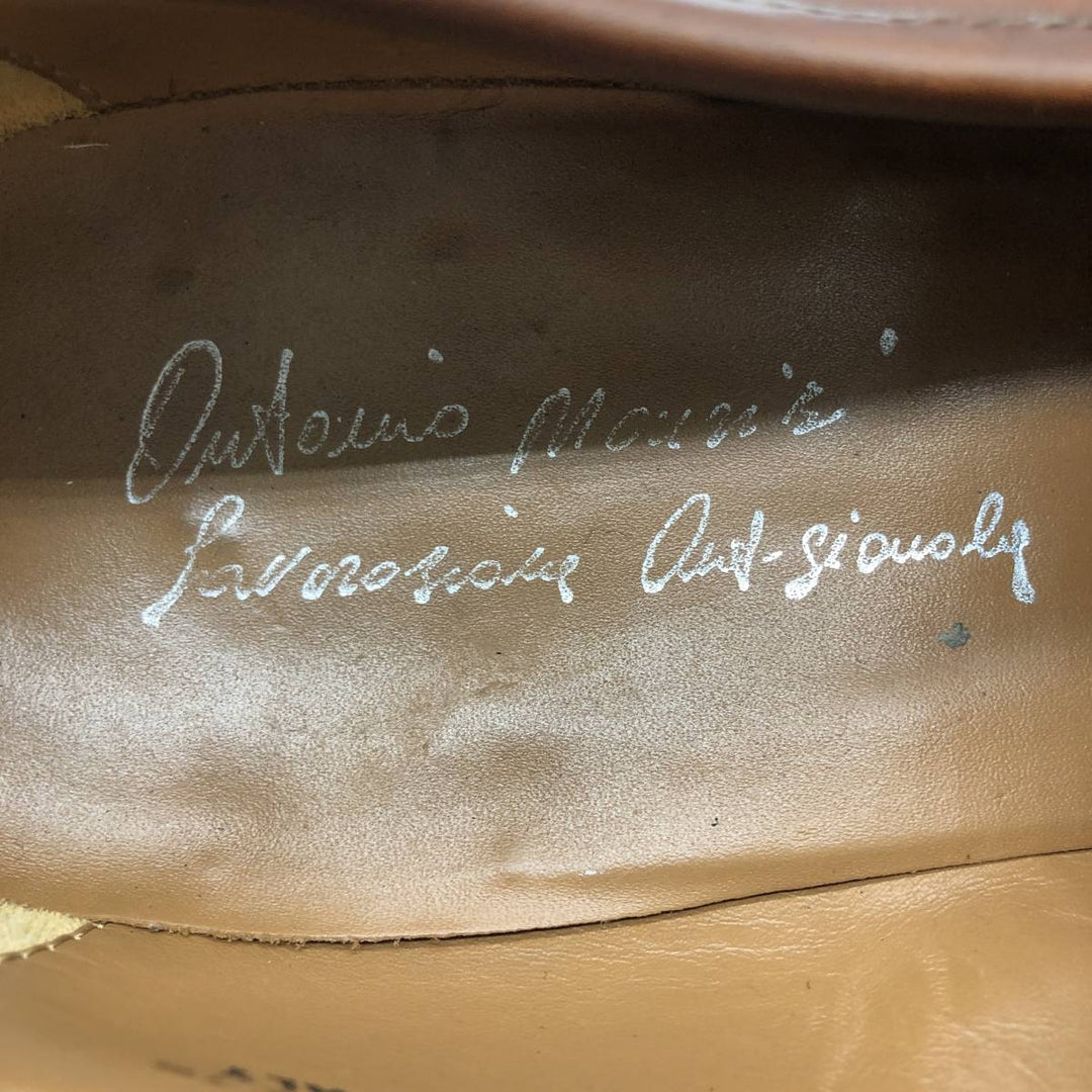 Antonio Marras's Laboratorio Art-igianale penny loafers, Made in Italy, size 42 Men's 26.0cm genuine leather brown type Vintage Second Hand