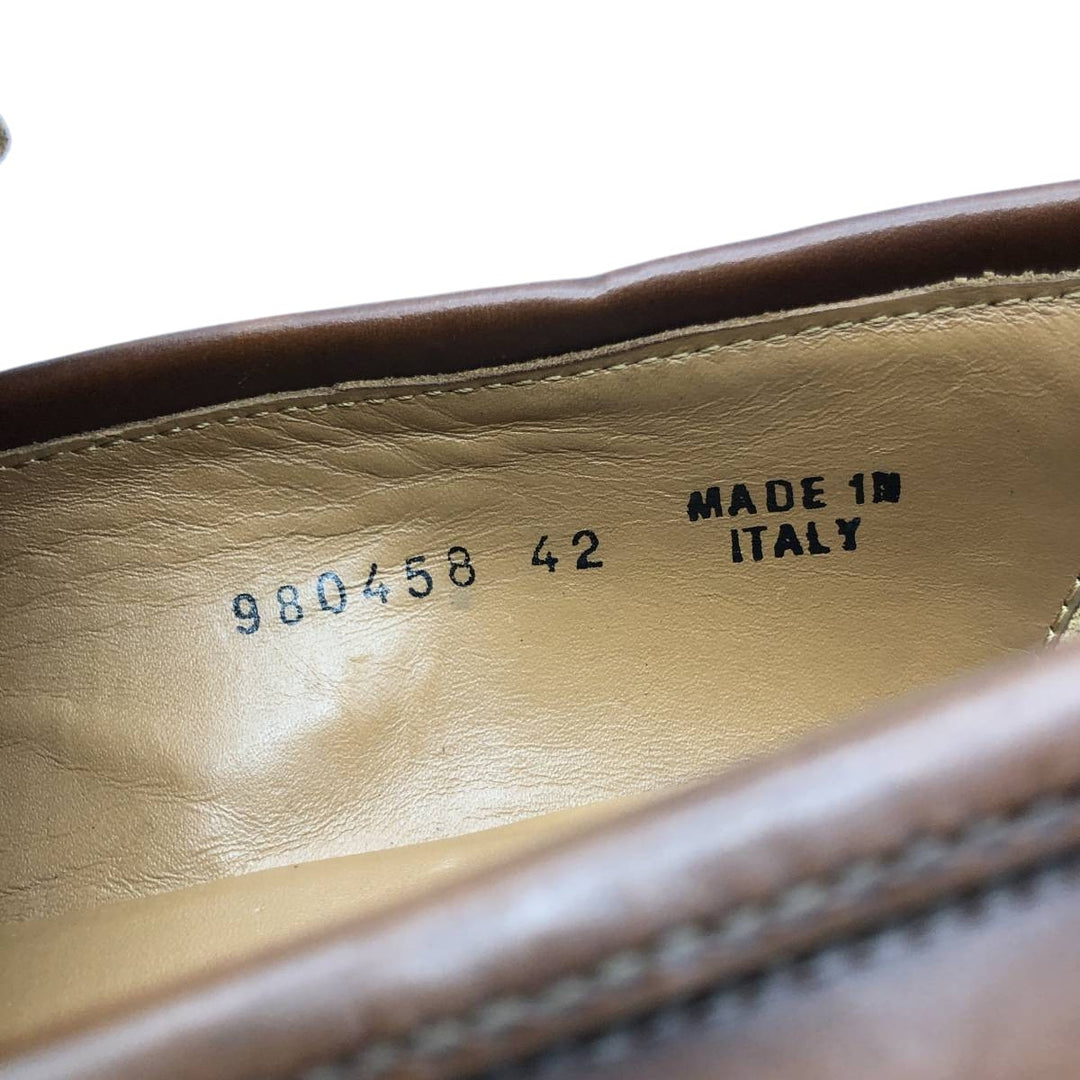 Antonio Marras's Laboratorio Art-igianale penny loafers, Made in Italy, size 42 Men's 26.0cm genuine leather brown type Vintage Second Hand