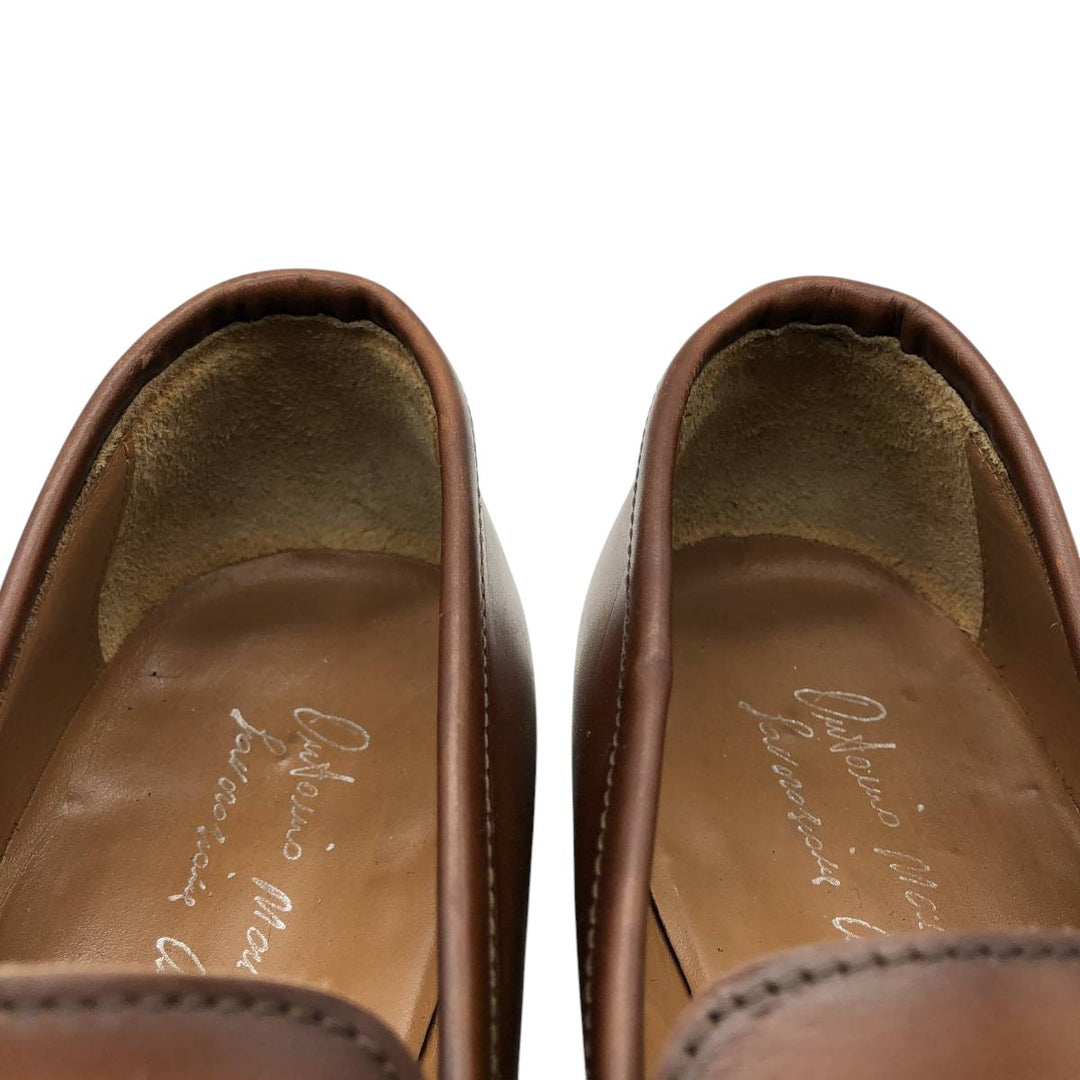 Antonio Marras's Laboratorio Art-igianale penny loafers, Made in Italy, size 42 Men's 26.0cm genuine leather brown type Vintage Second Hand