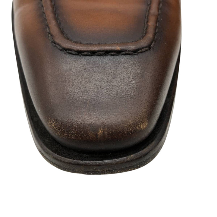 Antonio Marras's Laboratorio Art-igianale penny loafers, Made in Italy, size 42 Men's 26.0cm genuine leather brown type Vintage Second Hand