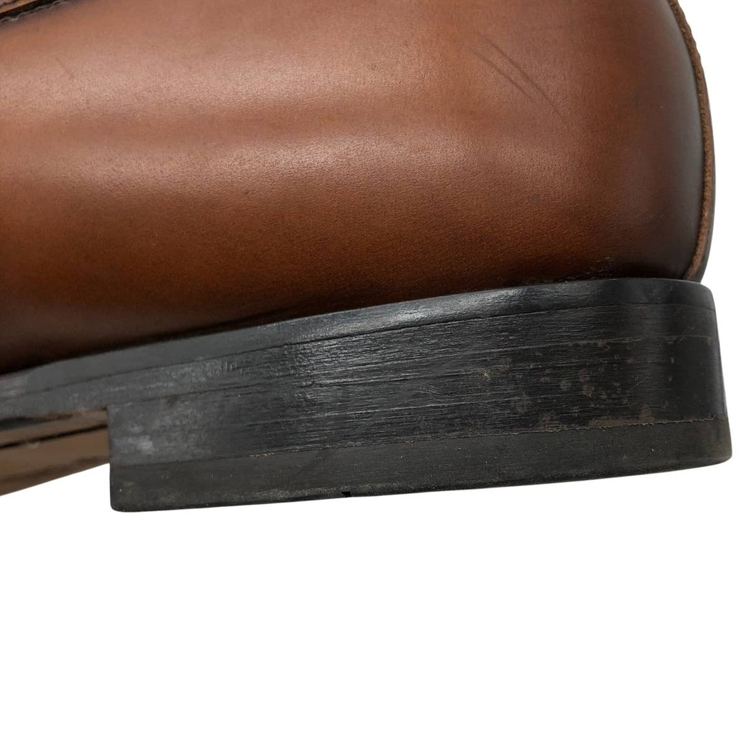 Antonio Marras's Laboratorio Art-igianale penny loafers, Made in Italy, size 42 Men's 26.0cm genuine leather brown type Vintage Second Hand