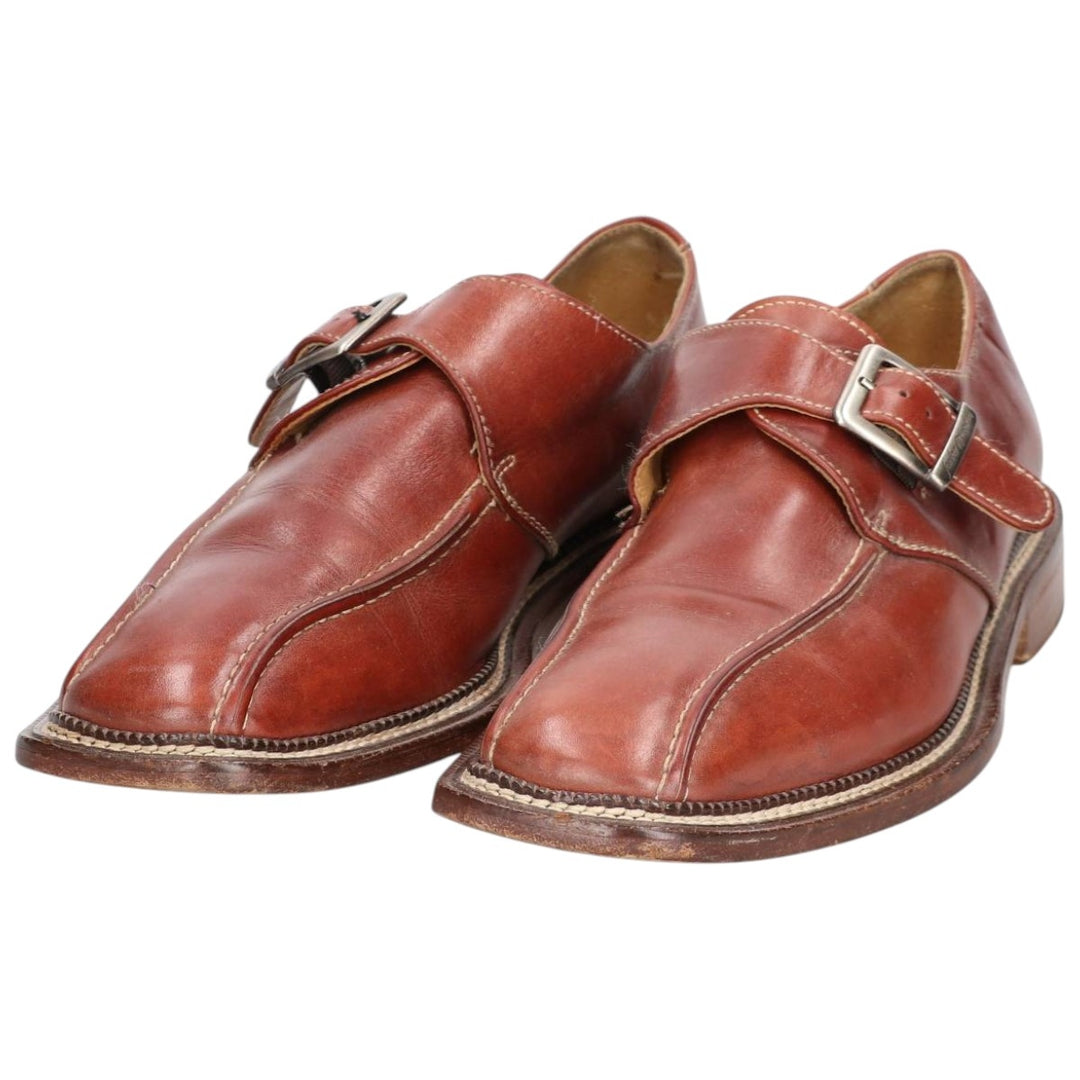 SANDRO MOSCOLONI monk strap shoes made in Italy Men's 28.0cm unclear brown type Vintage Second Hand