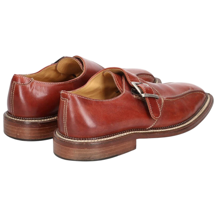 SANDRO MOSCOLONI monk strap shoes made in Italy Men's 28.0cm unclear brown type Vintage Second Hand