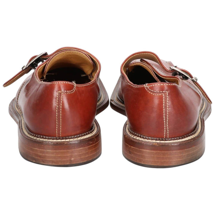 SANDRO MOSCOLONI monk strap shoes made in Italy Men's 28.0cm unclear brown type Vintage Second Hand