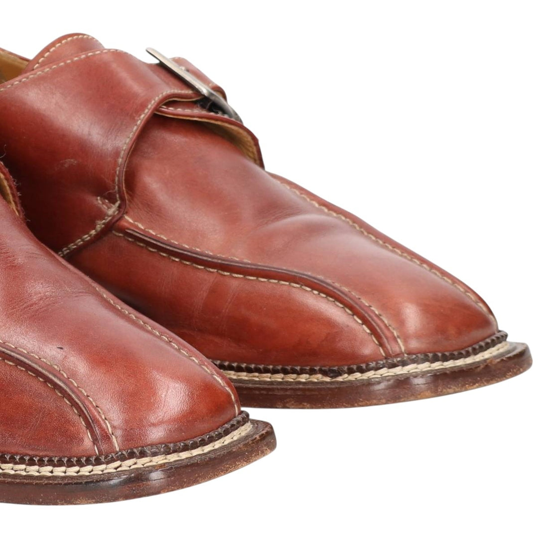 SANDRO MOSCOLONI monk strap shoes made in Italy Men's 28.0cm unclear brown type Vintage Second Hand
