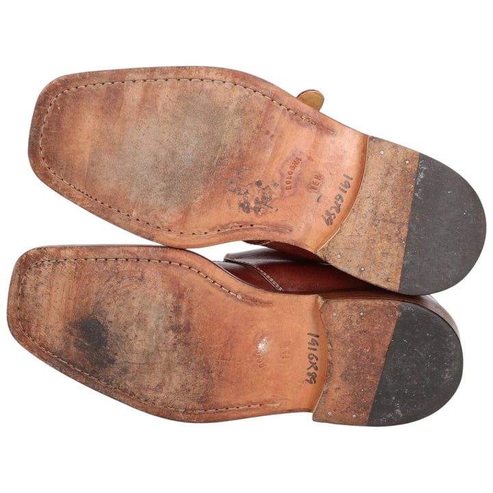 SANDRO MOSCOLONI monk strap shoes made in Italy Men's 28.0cm unclear brown type Vintage Second Hand