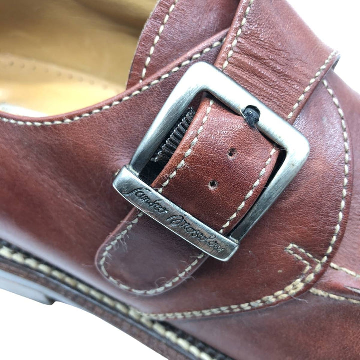 SANDRO MOSCOLONI monk strap shoes made in Italy Men's 28.0cm unclear brown type Vintage Second Hand