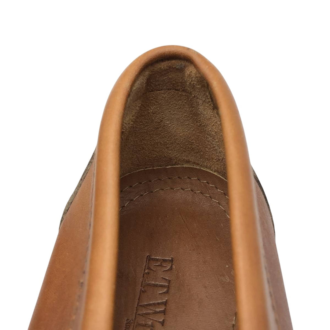 ETWright Penny Loafers Made in Italy 9 Men's 27.0cm unclear brown type Vintage Second Hand