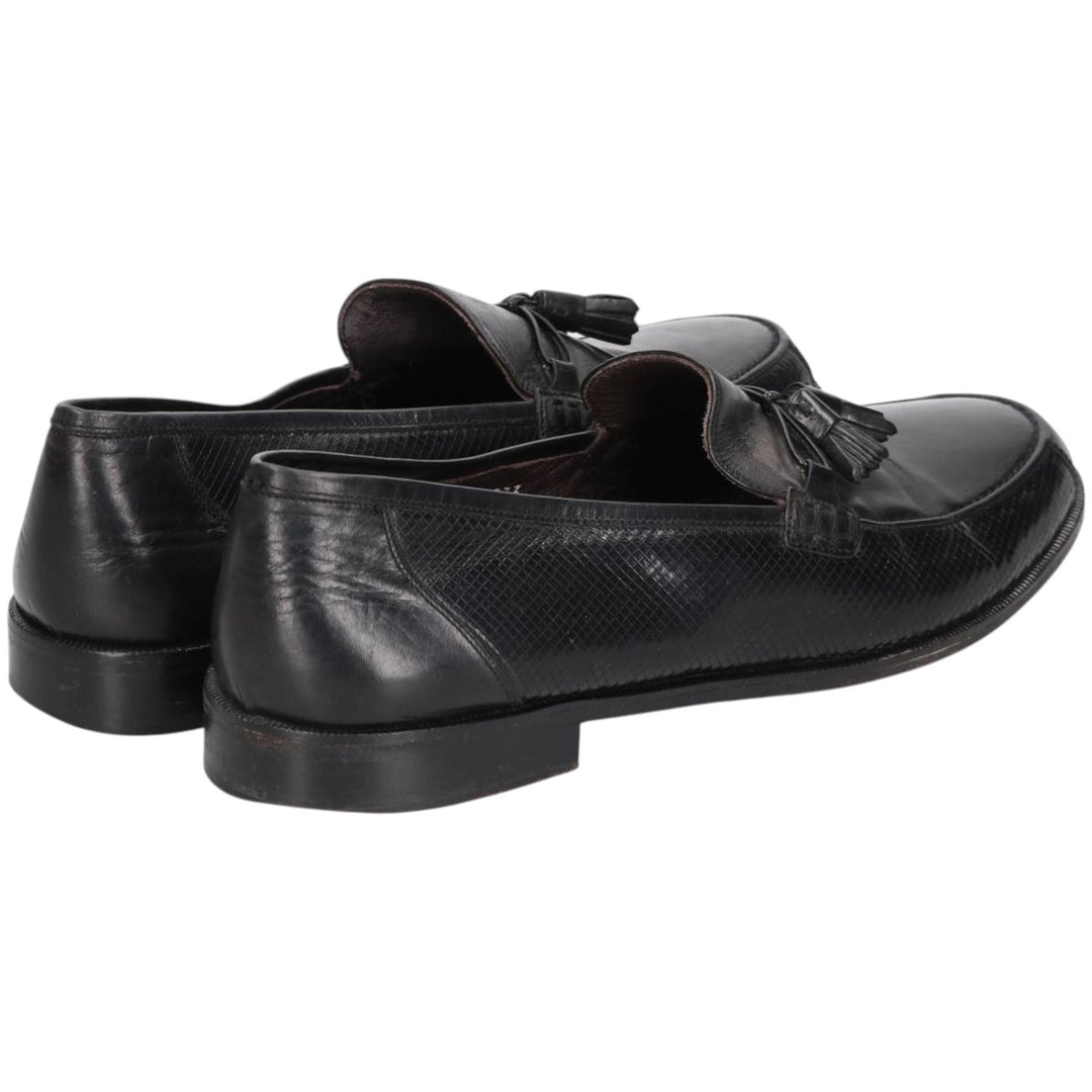 Mezlan Tassel Loafers, Made in Italy, Size 10M Men's 28.0cm genuine leather black type Vintage Second Hand