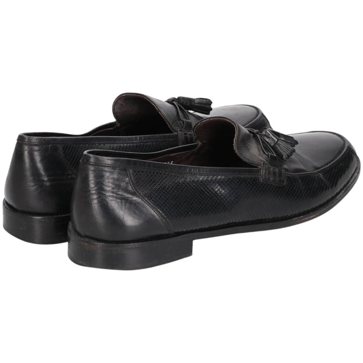 Mezlan Tassel Loafers, Made in Italy, Size 10M Men's 28.0cm genuine leather black type Vintage Second Hand