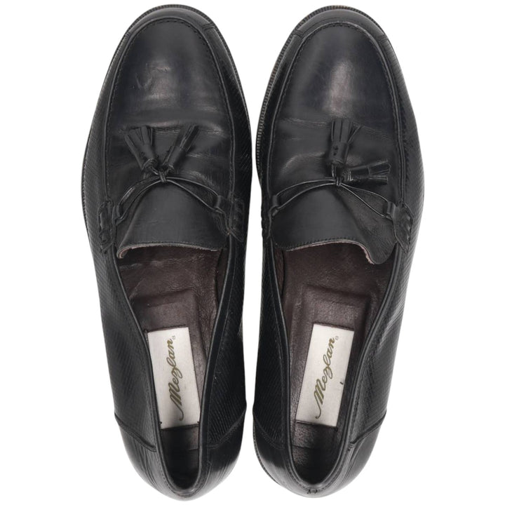 Mezlan Tassel Loafers, Made in Italy, Size 10M Men's 28.0cm genuine leather black type Vintage Second Hand