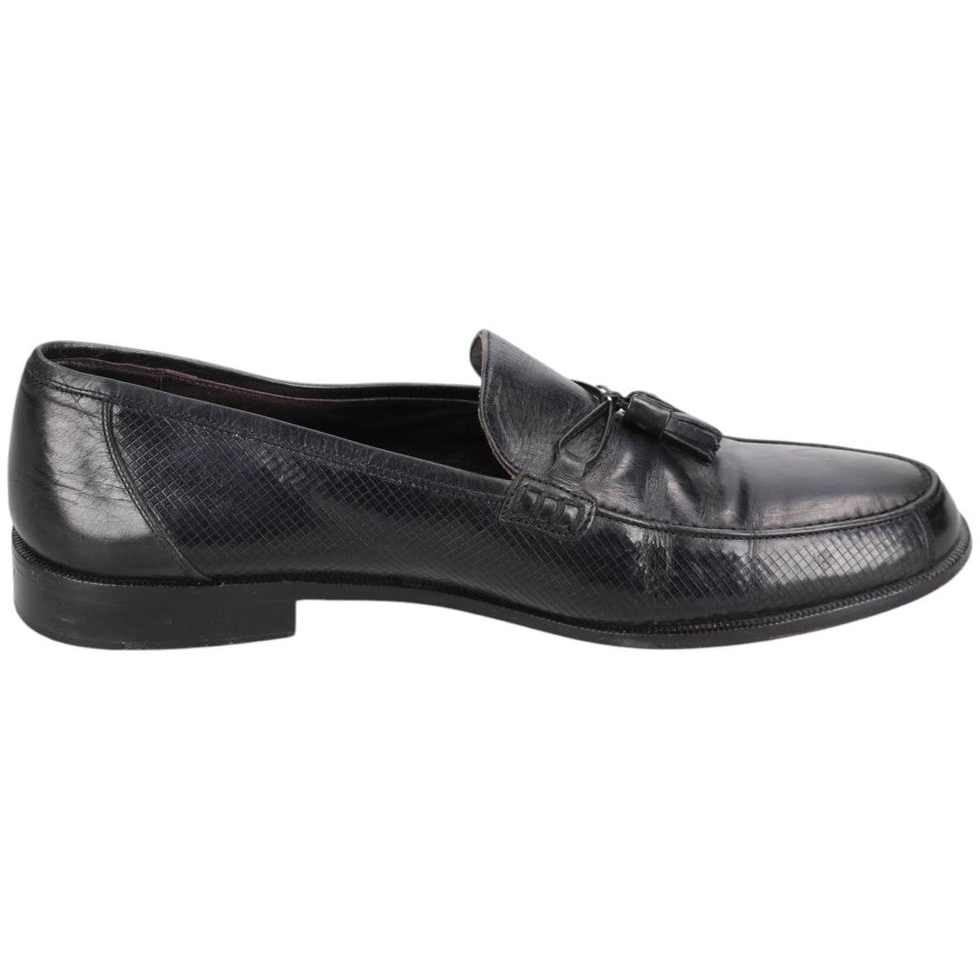 Mezlan Tassel Loafers, Made in Italy, Size 10M Men's 28.0cm genuine leather black type Vintage Second Hand