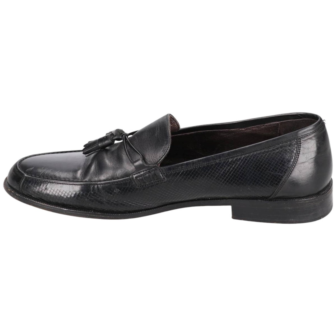 Mezlan Tassel Loafers, Made in Italy, Size 10M Men's 28.0cm genuine leather black type Vintage Second Hand