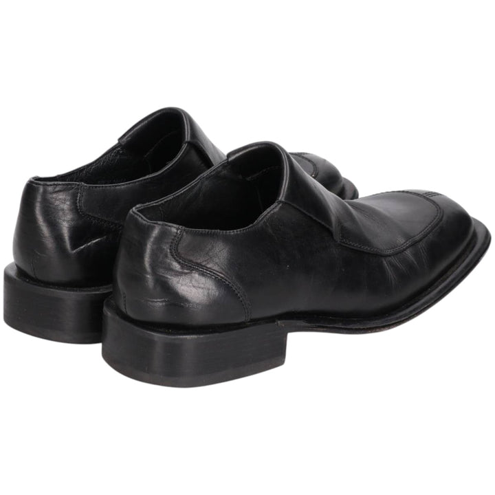 Kenneth Cole U-tip square-toe vamp loafer, made in Italy, size 10 (equivalent to men's size 11) /saa014635 Men's 28.0cm genuine leather black type Vintage Second Hand