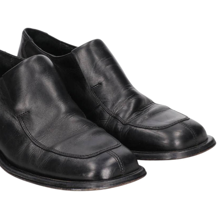 Kenneth Cole U-tip square-toe vamp loafer, made in Italy, size 10 (equivalent to men's size 11) /saa014635 Men's 28.0cm genuine leather black type Vintage Second Hand