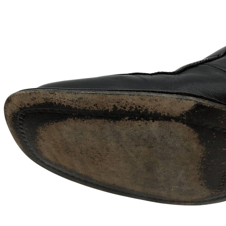 Kenneth Cole U-tip square-toe vamp loafer, made in Italy, size 10 (equivalent to men's size 11) /saa014635 Men's 28.0cm genuine leather black type Vintage Second Hand