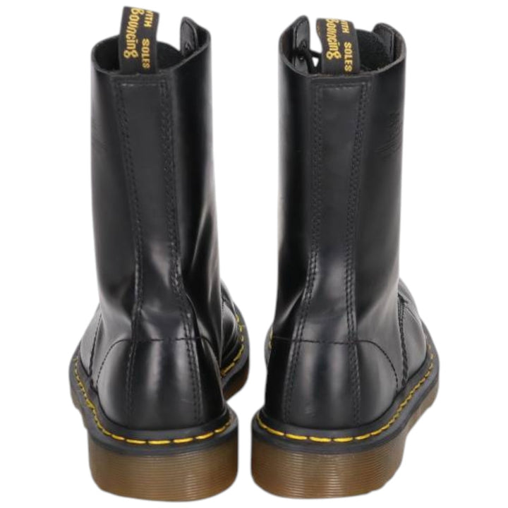 Dr. Martens 1490 10-Eye Boots 4 Women's 23.0cm genuine leather black type Vintage Second Hand